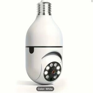 Smart HD WiFi Light Bulb Security Camera 1080P Night Vision 2 Way Audio